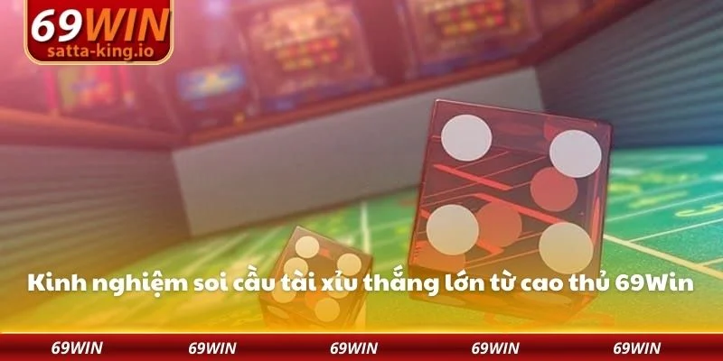 Kinh nghiệm soi cầu tài xỉu thắng lớn từ cao thủ 69Win